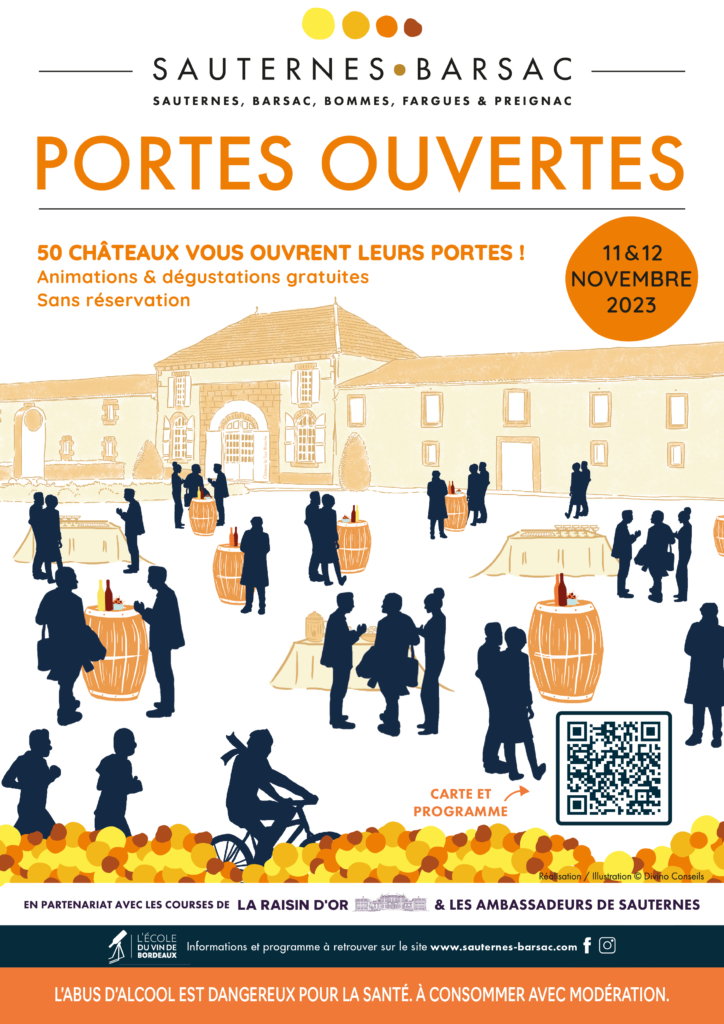 SAVE THE DATE Portes Ouvertes Sauternes Barsac 11 Et 12 Novembres